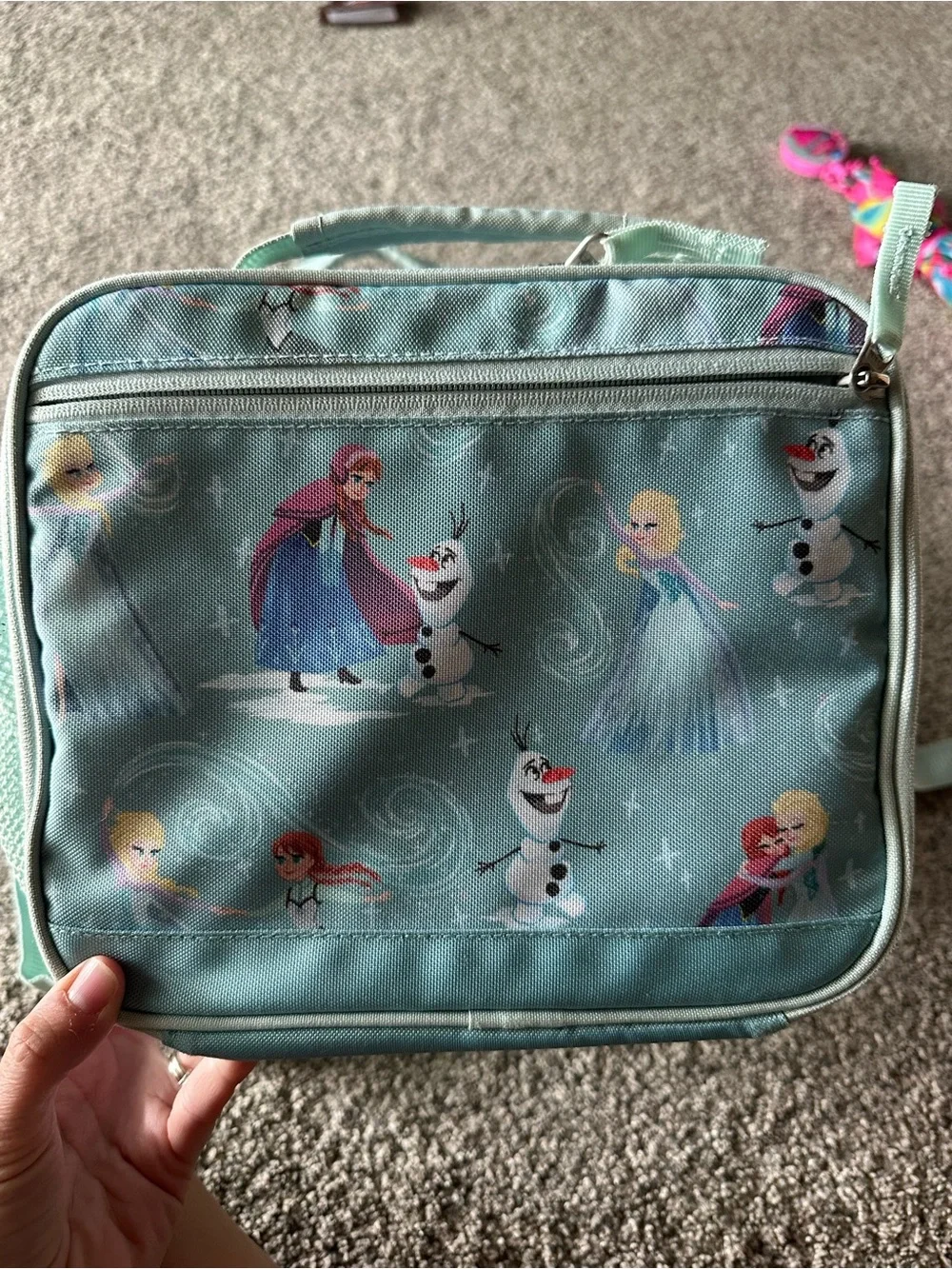 Pottery Barn Kids Frozen Character Backpack and Lunchbox